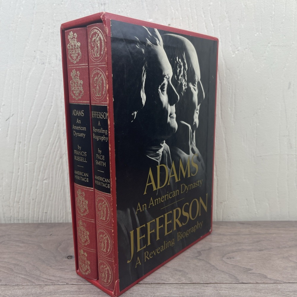 Adams An American Dynasty Jefferson A Revealing Biography HC 2 Book Box Set 1976